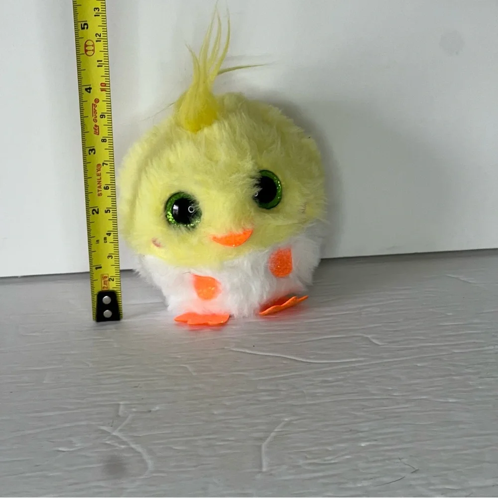TY Puffies Eggy Beanie Ball Chick Easter Spring Beanbag Plush